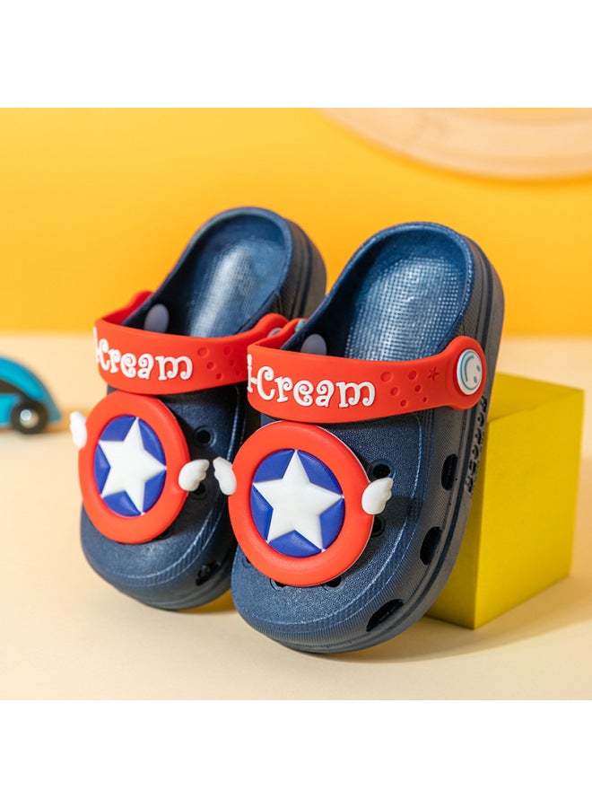 Cave Shoes Baby Spring Summer New Children Slippers Cute Cartoon Boys And Girls Sandals Outer Wear