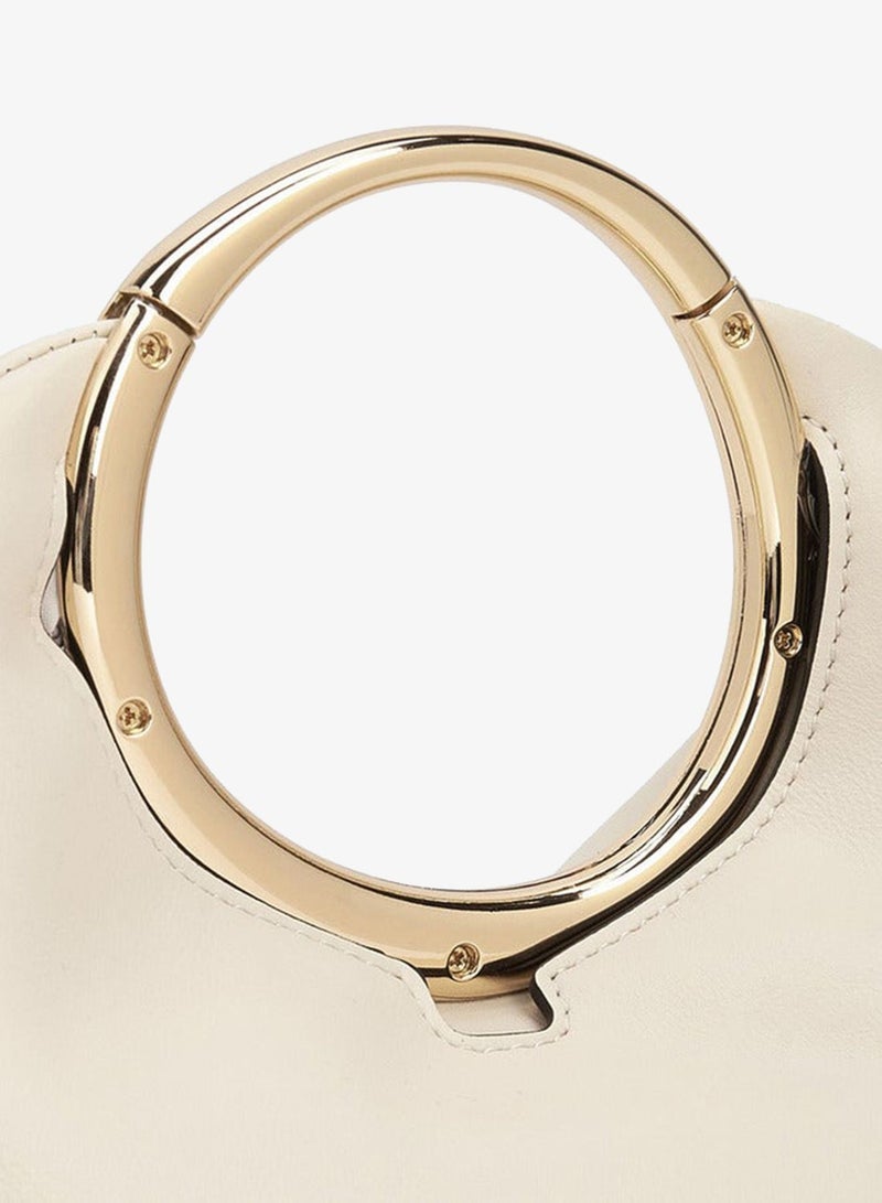 Celeste Solid Shoulder Bag With Chain Handle - Image 3