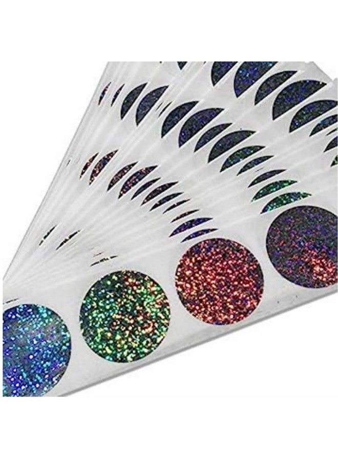 My Scratch Offs 500 Roll Glitter Holographic Silver Round Scratch Off Sticker Labels 1 Inch For Diy Gender Reveal Baby Shower Games & Bridal Party Favors  - Image 3