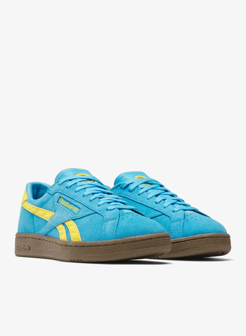 Reebok Future Cyan/Golden Haze/Gum Reebok Club C Grounds UK Unisex Shoes  | Best Price UAE
