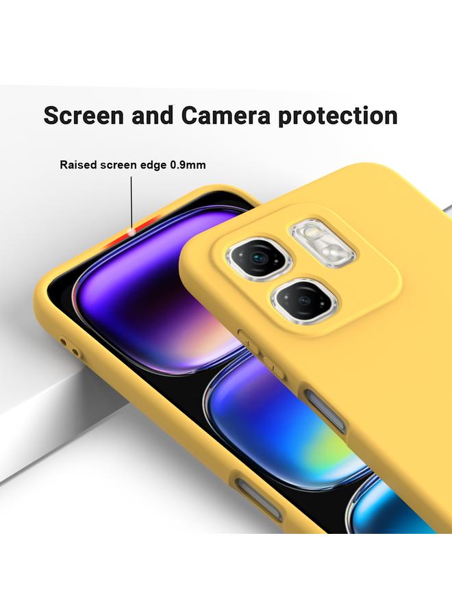 Zaboon Case For Infinix Hot 50i Solid Color Liquid Silicone Dropproof Full Coverage Phone Case - Image 4