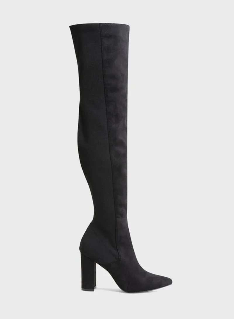 STEVE MADDEN Everley Mid Heel Knee Boot