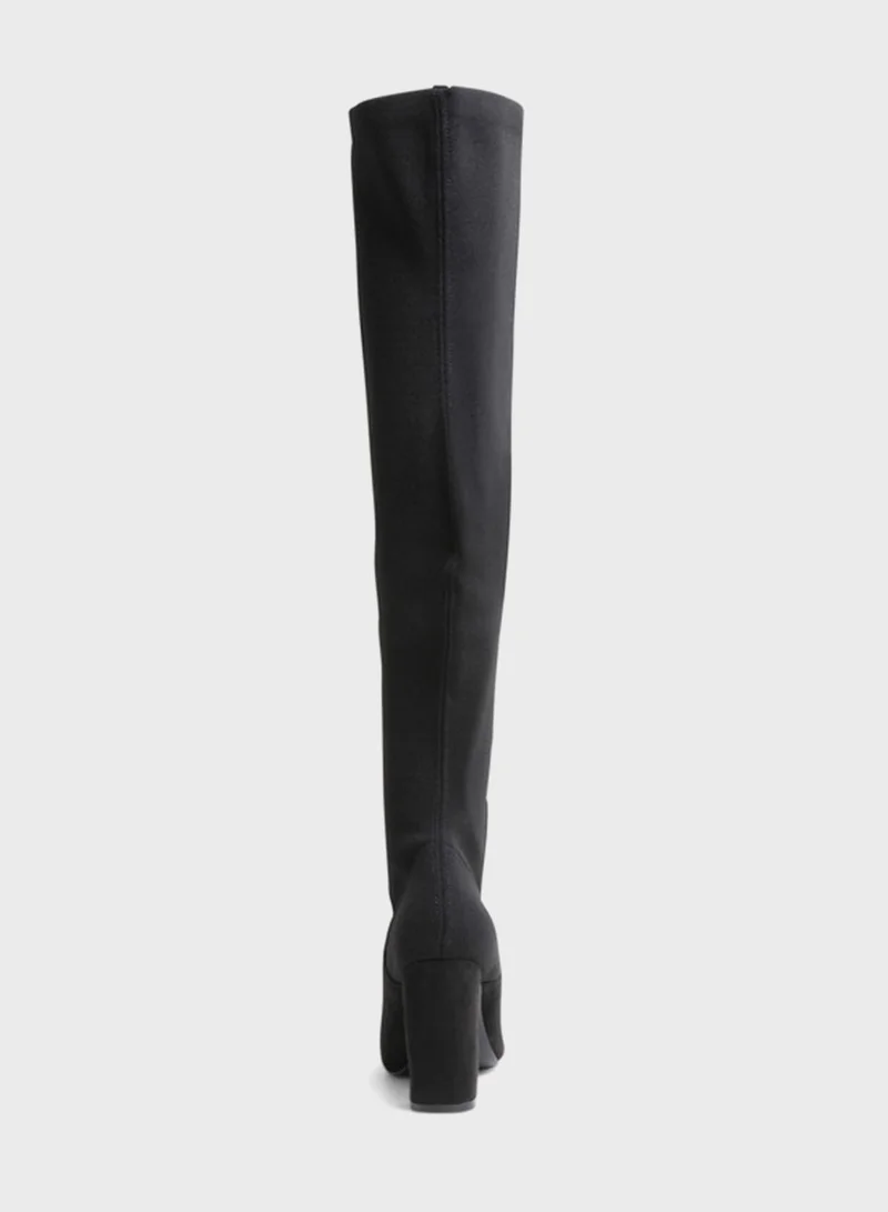 STEVE MADDEN Everley Mid Heel Knee Boot