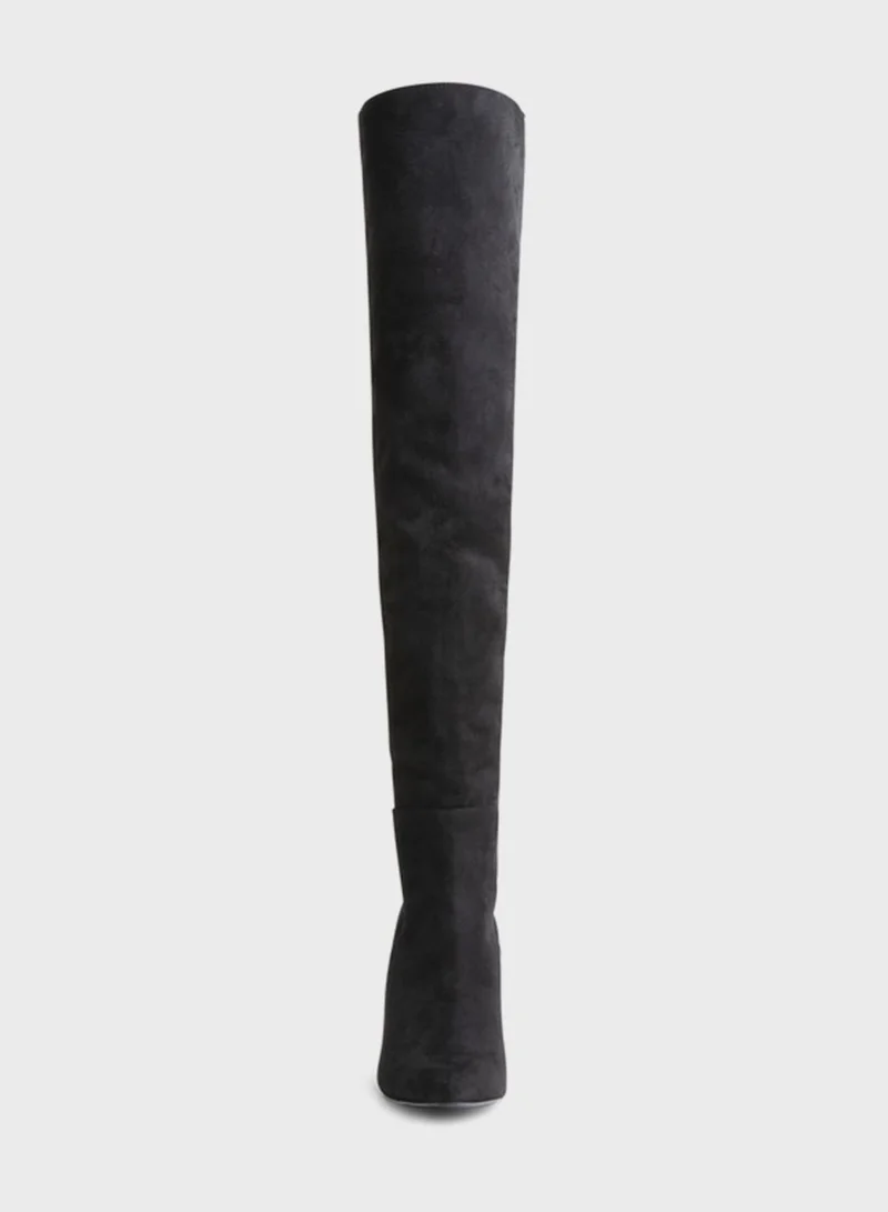 STEVE MADDEN Everley Mid Heel Knee Boot