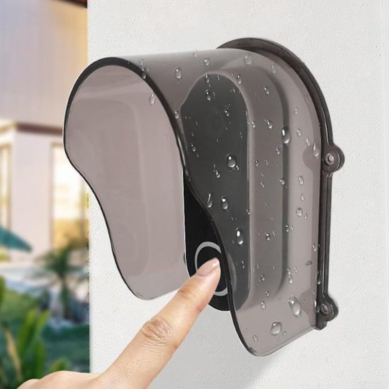 Weatherproof PC Keypad Cover For Outdoor Doorbells And Locks Clear 105mm Wide - Image 4
