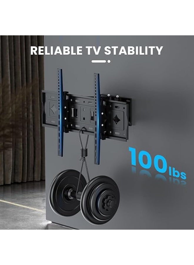 حامل تلفزيون جداري عالمي - قوي جداً (حتى 60 كجم) | يناسب شاشات 41-104 بوصة | دوران 120 درجة وتعديل متعدد الزوايا | يأتي مع ميزان تسوية - Image 4