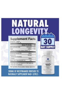 DR EMIL NUTRITION NAD+ Boosr 300mg 30 Capsules  - Image 2
