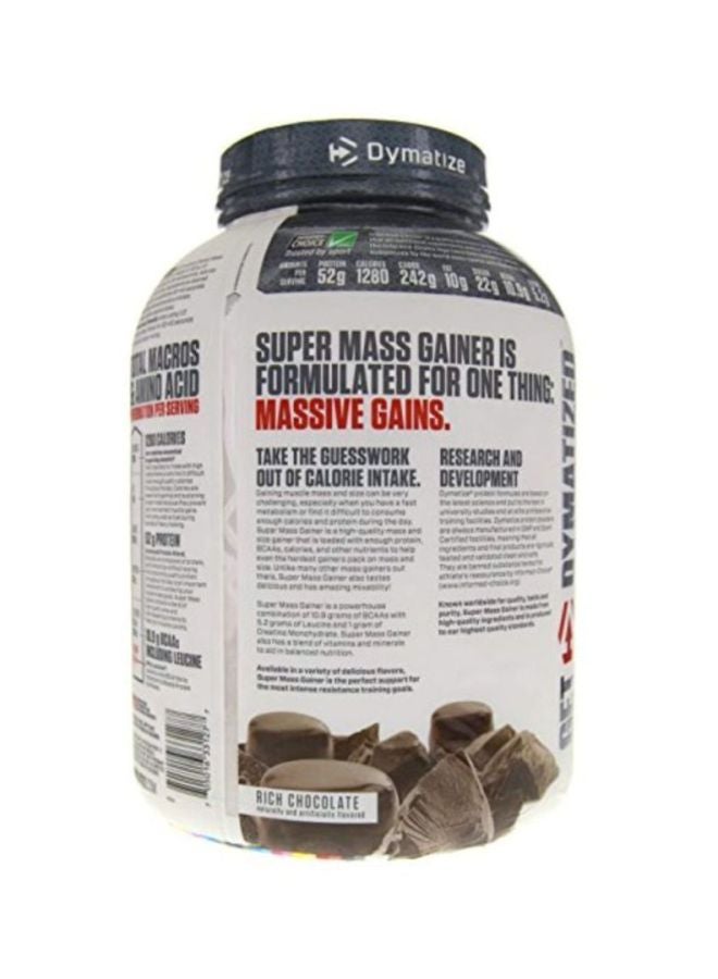 Dymatize Super Mass Gainer Dietary Supplement - Rich Chocolate - Image 5