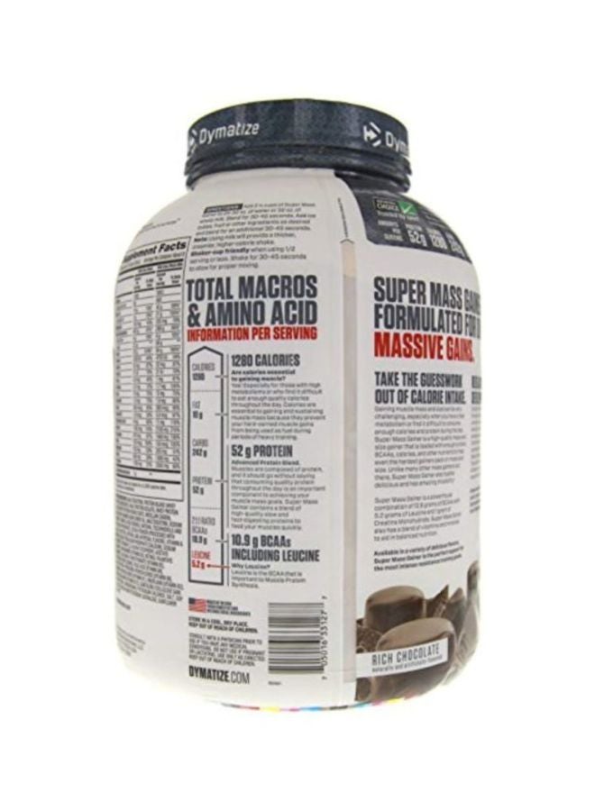 Dymatize Super Mass Gainer Dietary Supplement - Rich Chocolate - Image 4