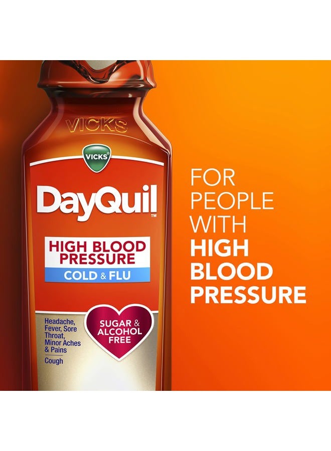 Vicks دواء فيكس داي كويل وناي كويل لعلاج نزلات البرد والإنفلونزا لمرضى ضغط الدم المرتفع، عبوة مشتركة، تخفيف قوي للأعراض المتعددة خلال النهار والليل لنزلات البرد والسعال وأعراض الإنفلونزا، خالي من السكر والكحول، 2x8 أونصة - Image 4