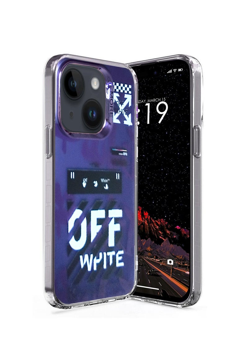 Wtech More Series Colorful Design Protective Case Cover For Apple iPhone 15 2023 Purple/Black - Image 5