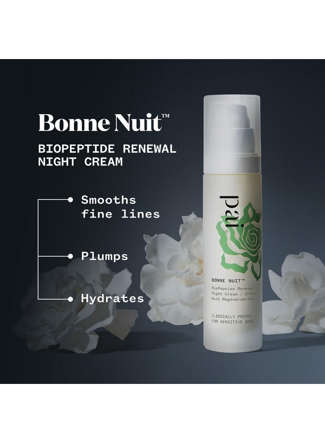 باي سكين كير كريم London Bonne Nuit Biopeptide الليلي لتجديد البشرة ثبت سريريًا أنه يقلل الخطوط الدقيقة ويعزز الترطيب بنسبة 32% طوال الليل. 50 مل / 1.7 أونصة سائلة - Image 2