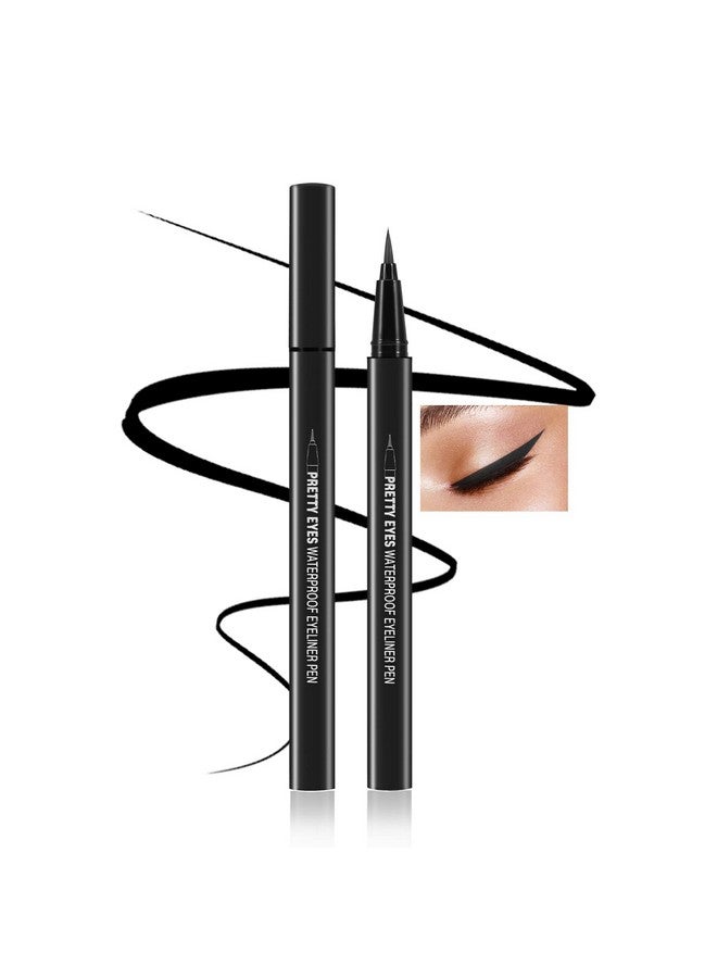 Boobeen Liquid Eyeliner Pen Matte Eye Liner With Precision Tip Long Lasting Eyeliner Pencil For Bold Eye Makeup Glides On Smoothly - Image 1