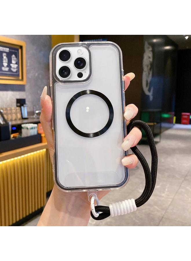 زبون جراب لهاتف iPhone 12 Pro Airbag 3 في 1 جراب هاتف MagSafe من CD Texture مع حزام - Image 1