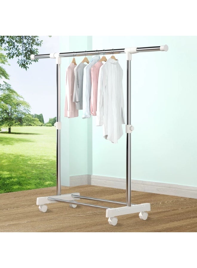 Living white Metal Clothes Hanger Clothes Holder 170 *130cm - Image 5