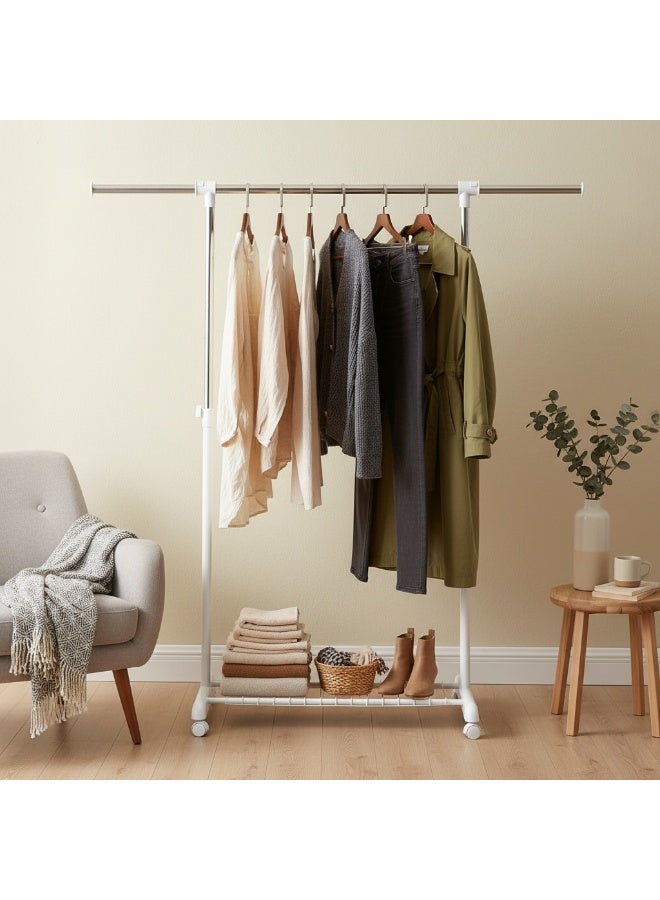 Living white Metal Clothes Hanger Clothes Holder 170 *130cm - Image 1