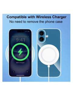 Generic Case Compatible with iPhone 16, Clear Case Anti-Yellowing Thin Slim Silicone Transparent Soft TPU Shockproof Protective iPhone Cover - Clear  - Image 2