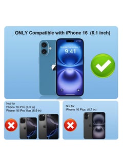 Generic Case Compatible with iPhone 16, Clear Case Anti-Yellowing Thin Slim Silicone Transparent Soft TPU Shockproof Protective iPhone Cover - Clear  - Image 3