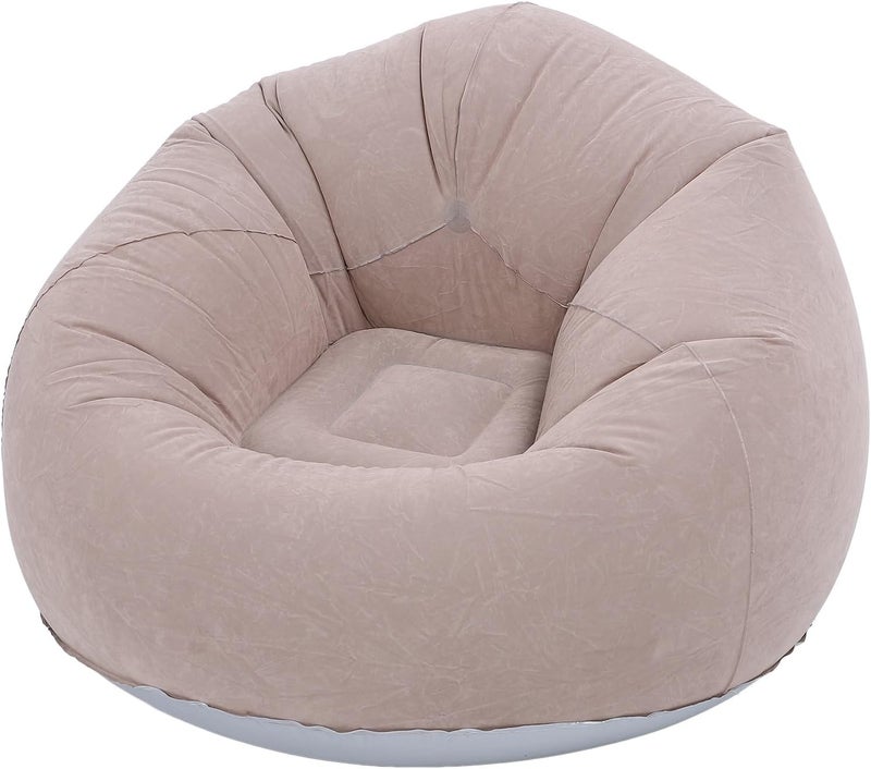 Inflatable Chair – Portable Lightweight Sofa for Living Room, Bedroom & Reading , Easy-Inflate Design, Grey, Fits Adults & - Image 5