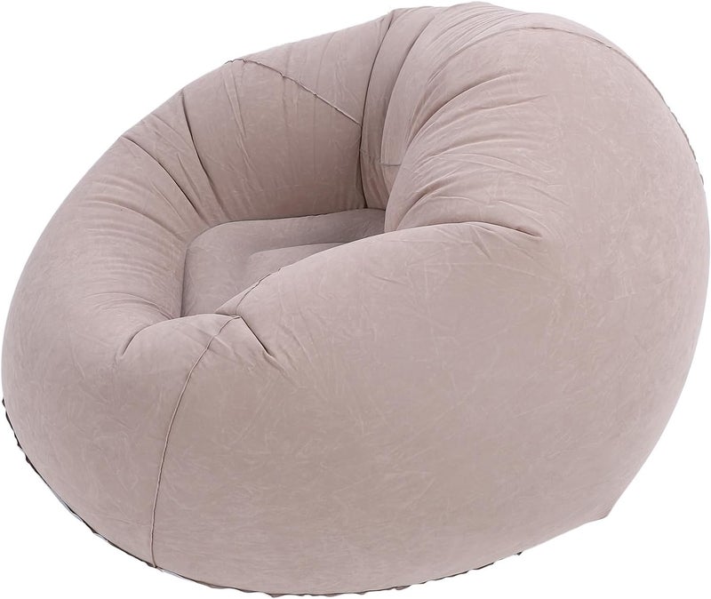 Inflatable Chair – Portable Lightweight Sofa for Living Room, Bedroom & Reading , Easy-Inflate Design, Grey, Fits Adults & - Image 2