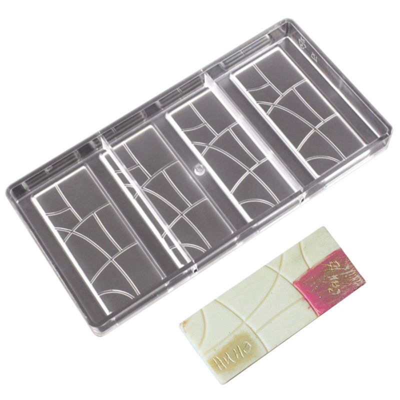 Grainrain polycarbonate chocolate mold polycarbonate chocolate bar mould 4 cavities 19394