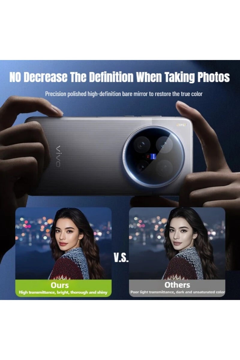 erorex 2 Pcs Honor Magic 7 Pro 2 Pcs Back Camera Tempered Glass For Honor Magic 7 Lite 7RSR 6 Pro 7Pro V3 V - Image 3