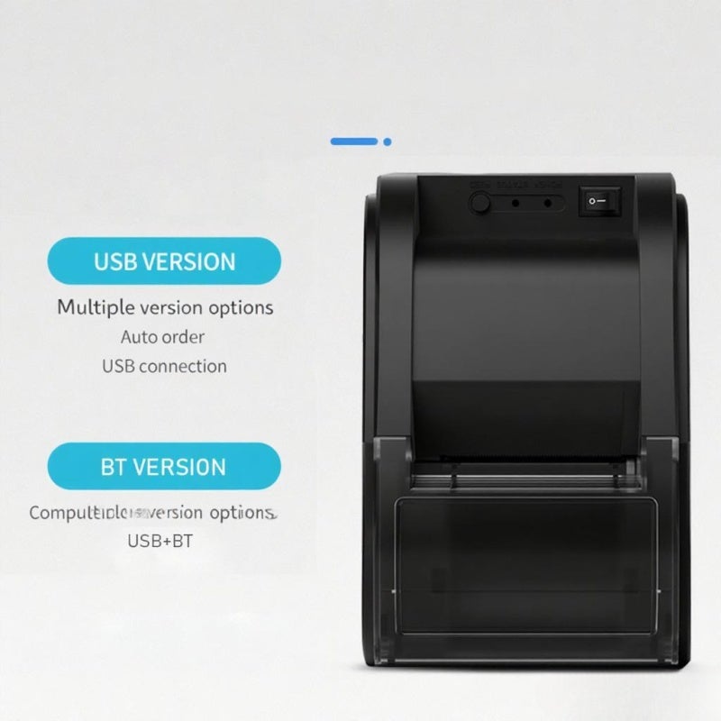Thermal Printer: 57mm Paper Width 90mm/s Print Speed - Ink-Free Direct Thermal Technology Desktop Thermal Printer for Small Business, Restaurant, Warehouse, Logistic Use - Image 5