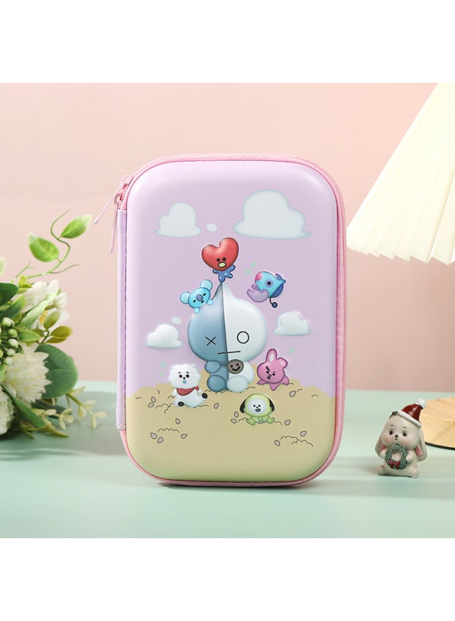 Pen Box Pupils Cute Large Capacity Stationery Box Children Cartoon Eva Three-dimensional Pencil Bag Boys Girls Pencil Box - Image 1