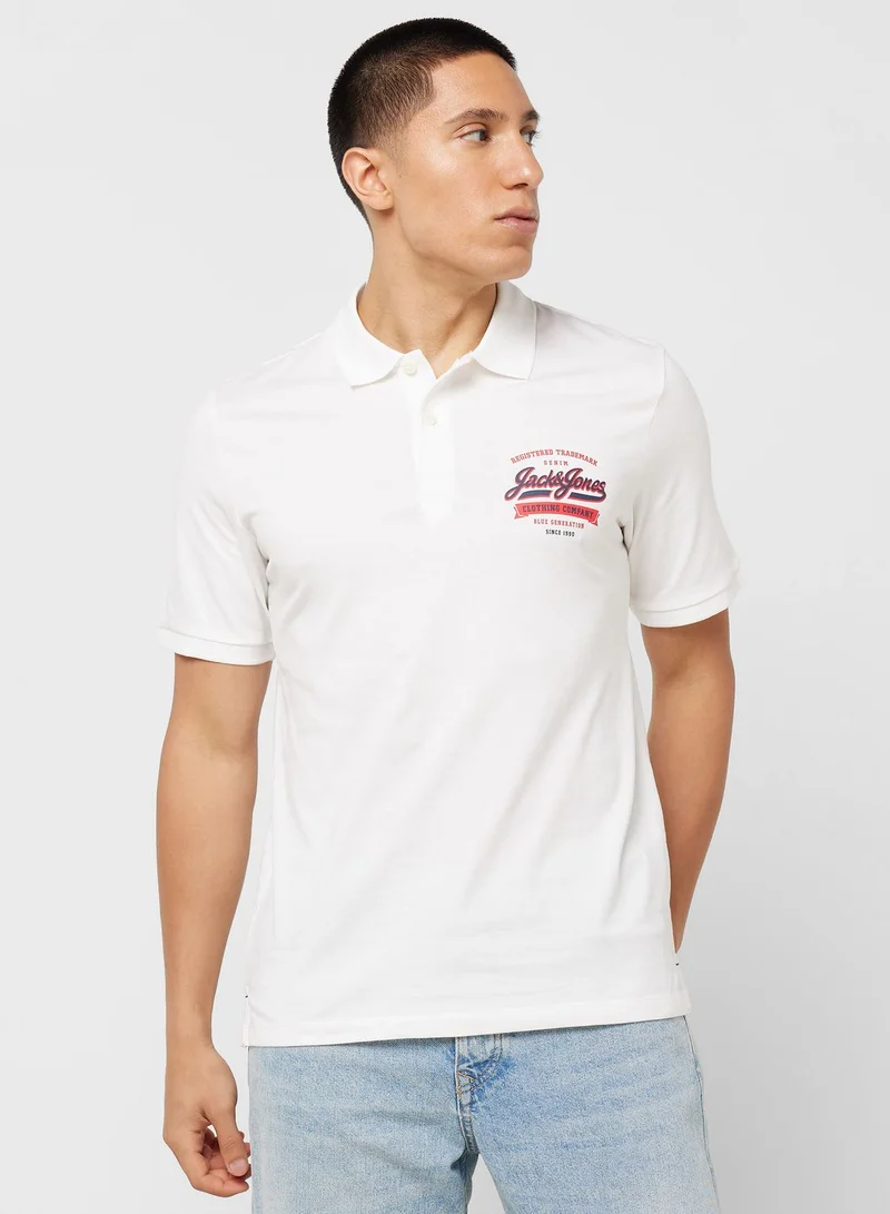 JACK & JONES Logo Polo