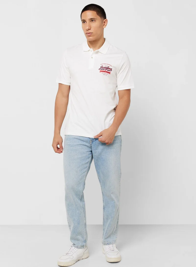 JACK & JONES Logo Polo