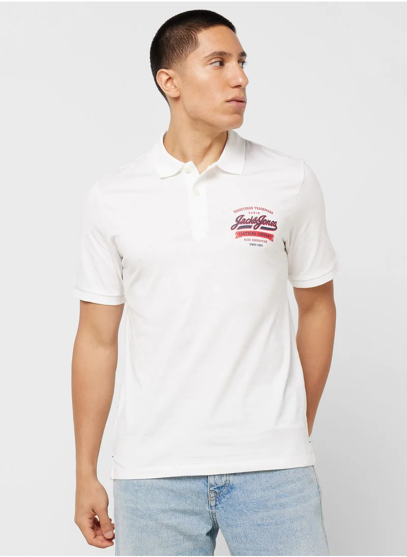 JACK & JONES Logo Polo