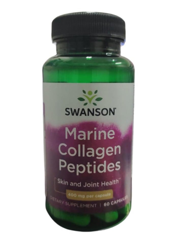 SWANSON Marine Collagen 400 mg 60 Capsules - Image 1