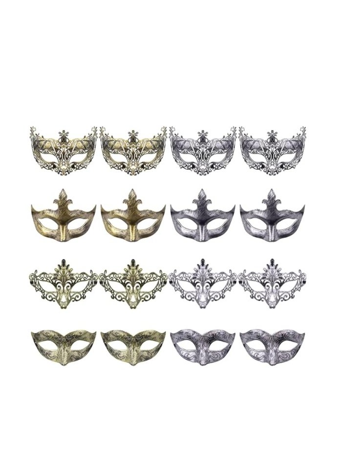 SYOSI Masquerade Masks, 36 Pieces Masquerade Masks Bulk Lace Mask Women Venetian Masks Lace Masquerade Mask for Party Ball  - Image 1