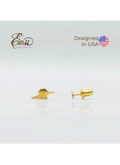 Lightning Gold Stud | Stainless Steel | Gold 18K Plated - pzsku/ZCFB694763B937F232405Z/45/_/1735553480/5c56b832-bd90-40c9-a061-9f24e13dbc81