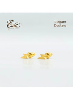 Lightning Gold Stud | Stainless Steel | Gold 18K Plated - pzsku/ZCFB694763B937F232405Z/45/_/1735553510/2abcc5d2-ba74-4eb6-83de-060d8a8c69f6