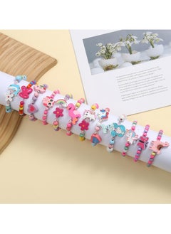 12 Piece Colorful Beaded Bracelets for Kids Animal & Flower Theme Set, Perfect for Party Favors and Gifts - pzsku/ZCFB69EBD7D99F4EC0AA6Z/45/_/1723920520/48410cba-8a45-4e95-8462-8fb3bc830643