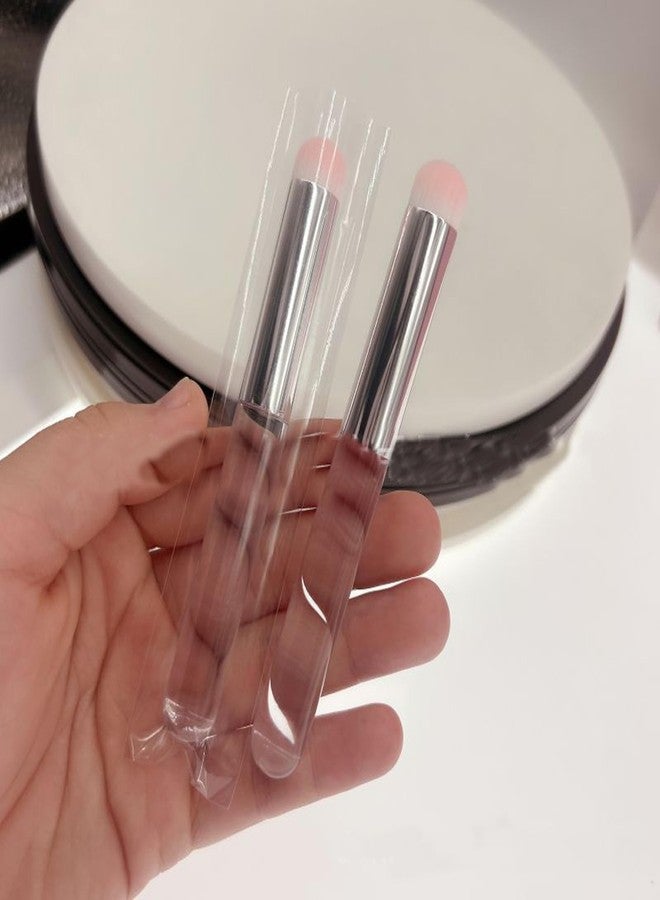 TEONEI Round Head Concealer Makeup Brush Eye Makeup Brushes Blending Brush Nose Shadow Brush,2Pcs - Image 3