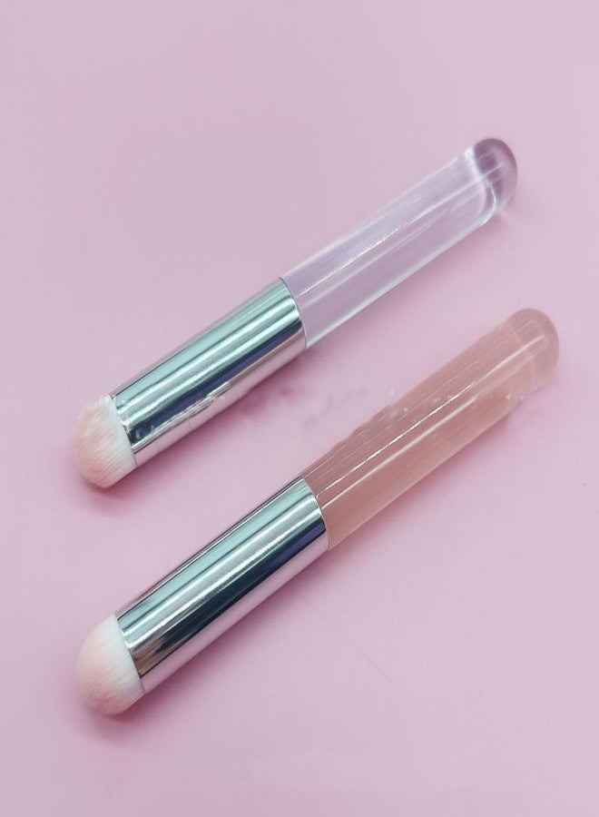 TEONEI Round Head Concealer Makeup Brush Eye Makeup Brushes Blending Brush Nose Shadow Brush,2Pcs - Image 5