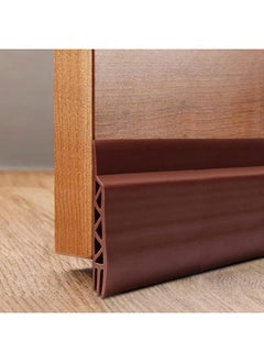 AlsayedP AlsayedP Door Draft stopper, Bottom Seal for Exterior & Interior Doors Blocker for Insects Dust Noise and weather Stripping 2”W x 39”L (Brown)  - Image 1