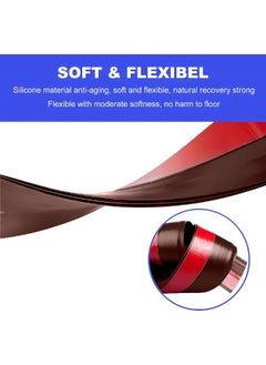 AlsayedP AlsayedP Door Draft stopper, Bottom Seal for Exterior & Interior Doors Blocker for Insects Dust Noise and weather Stripping 2”W x 39”L (Brown)  - Image 3