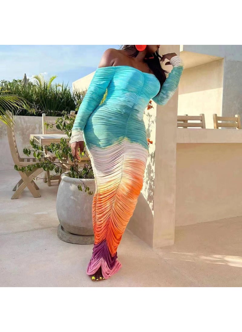 Generic - Hot Selling Floral Print Dress Multicolor - Image 1