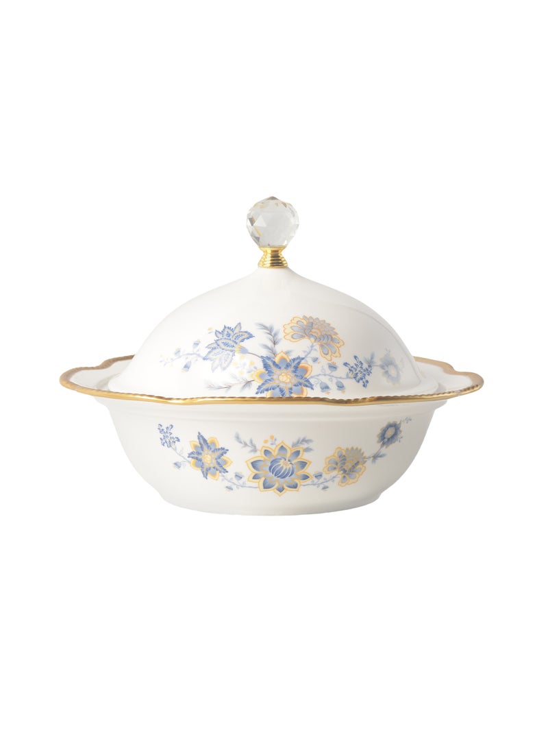 Life Smile LIFE SMILE Candy Bowl with Lid - Covered Sugar Bowl | Serving Dish and Food Storage Container, Perfect for Chocolate Jars, Home, Office, and Gift Use - Image 5