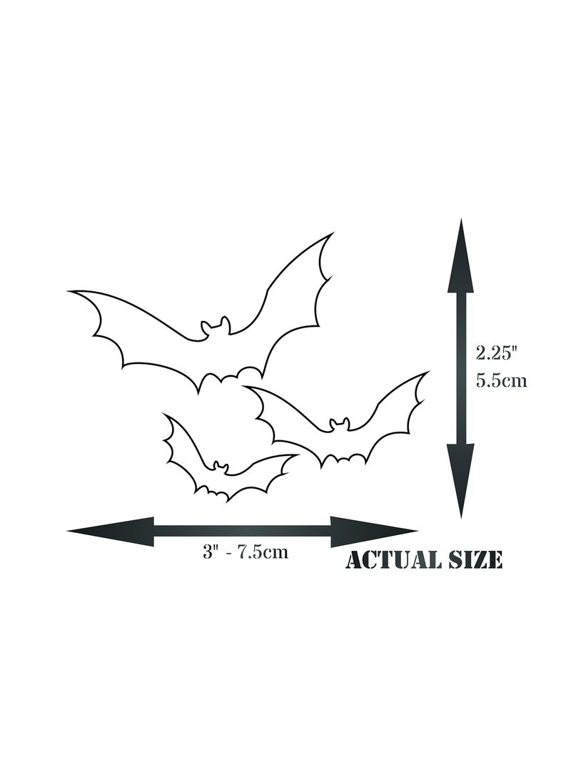 Usnyabni Stencils for Walls Halloween Coffee Set Stencil - 12 Designs - Reusable Barista Stencils for Decorating Cappuccino Coffee Latte Cupcakes Cakes Cookies Scrapbooking and More...  - Image 4