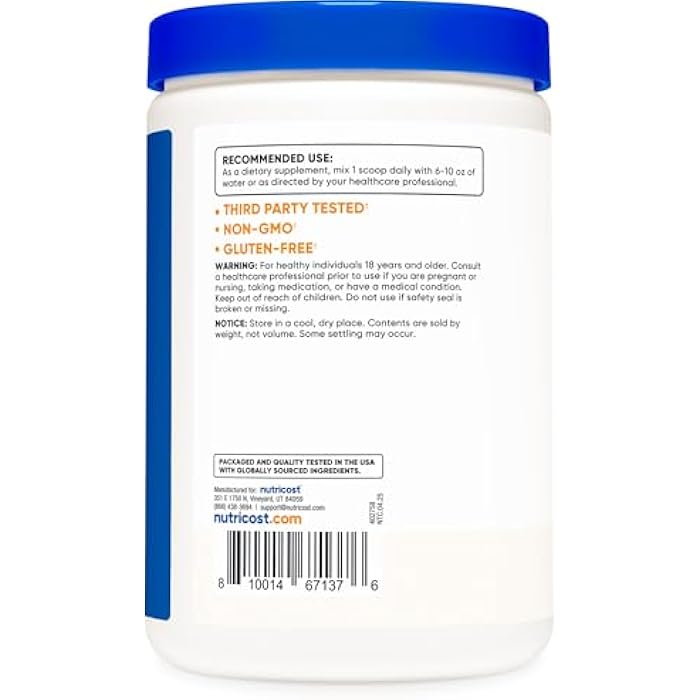 Nutricost L-Proline Powder 250 Grams - 2,000mg Per Serving, Non-GMO - Image 4