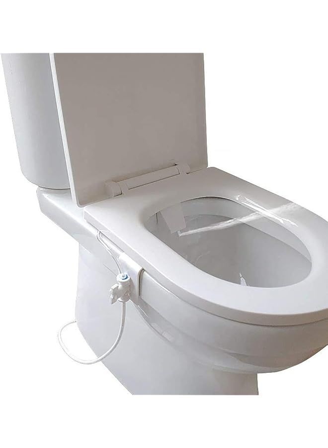 The Bros Bidet Fresh Water Spray Non-Electric Mechanical Self-Cleaning Bidet Toilet Seat Attachment - Image 1