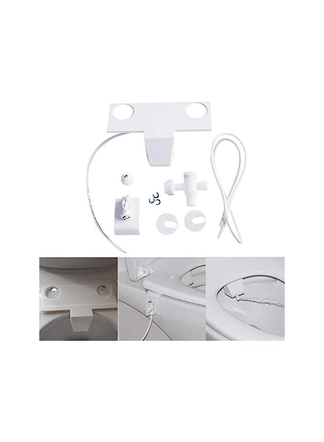 The Bros Bidet Fresh Water Spray Non-Electric Mechanical Self-Cleaning Bidet Toilet Seat Attachment - Image 2