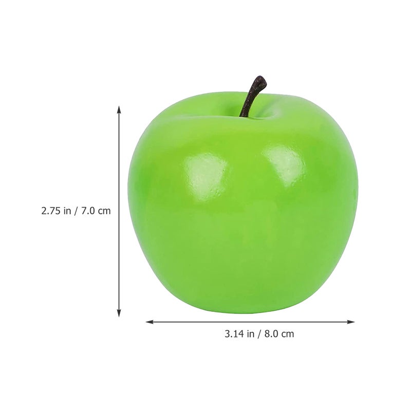 Fake Fruits for Decorative Displays, Durable Mini Apple Models, Lifelike Appearance - Image 2