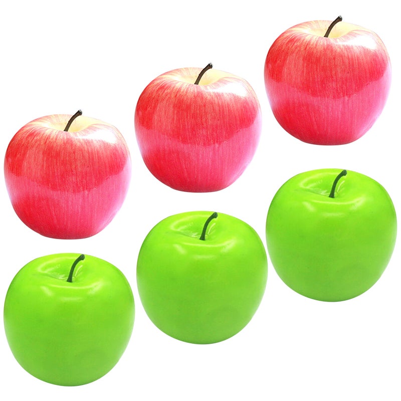 Fake Fruits for Decorative Displays, Durable Mini Apple Models, Lifelike Appearance - Image 4
