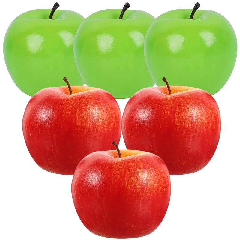 Fake Fruits for Decorative Displays, Durable Mini Apple Models, Lifelike Appearance - Image 5