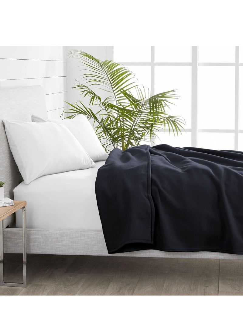 BSB BSB HOME® 220 GSM Premium Plush Single Blanket for Bed, Sofa, Couch, Travel and Camping AC Blanket | 150 x 220 CM | Grey | SOLID POLO BLANKET  - Image 3